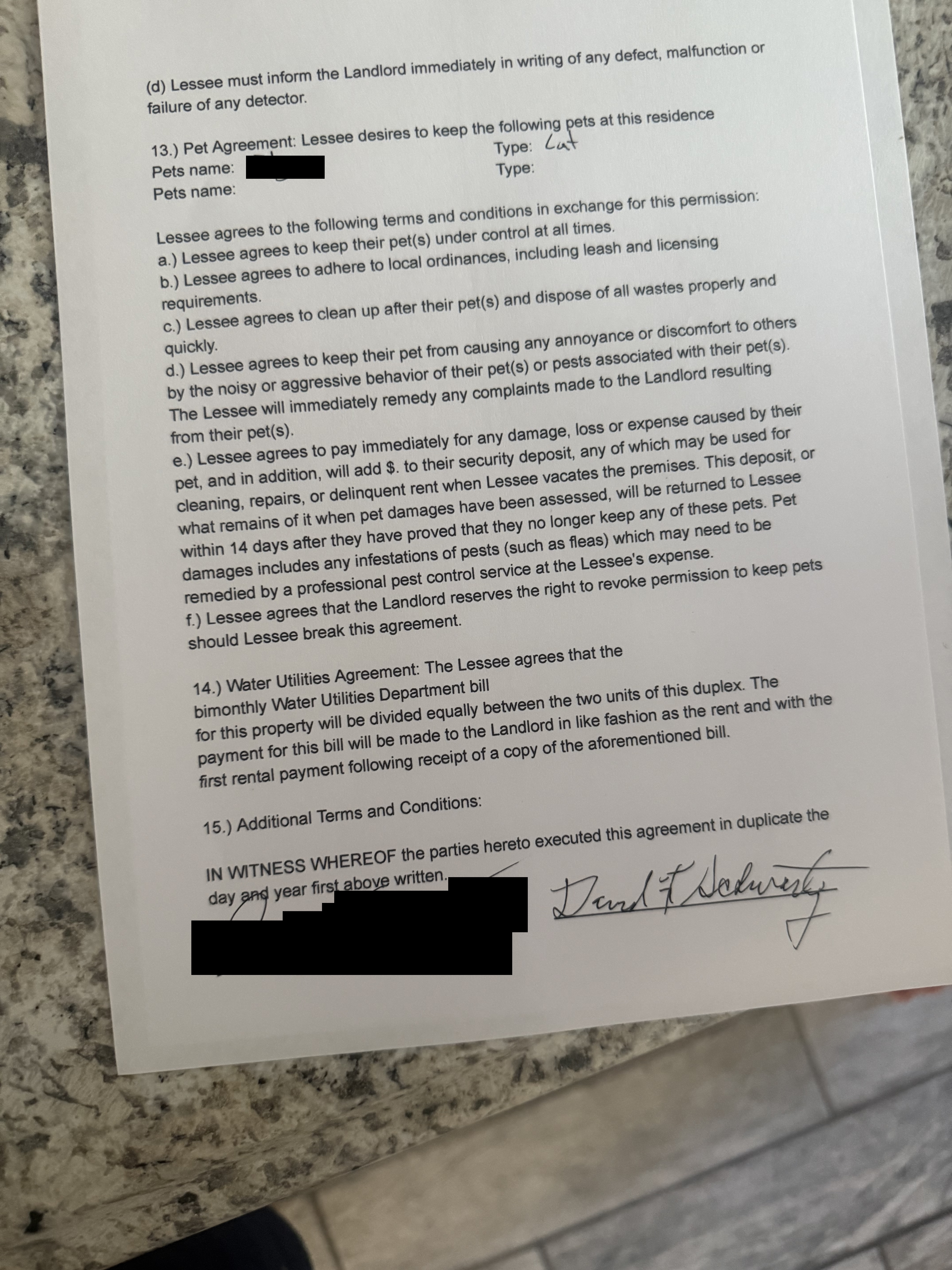 Check for dishwasher